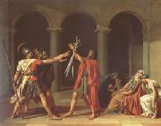 Jacques-Louis  David The Oath of the Horatii (mk05) Sweden oil painting artist